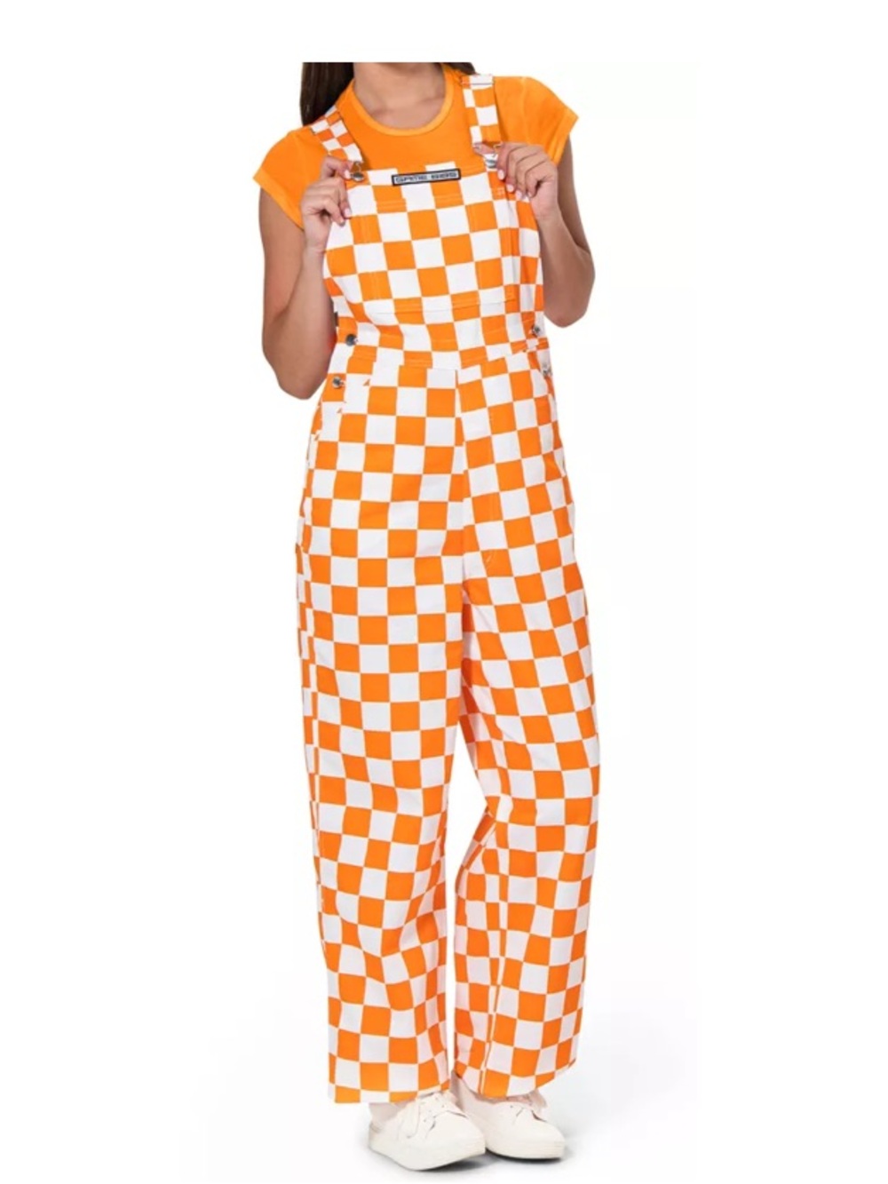 Tennesee Volunteers Game Bibs Bib Overalls Small Orange White Checker Game Day
